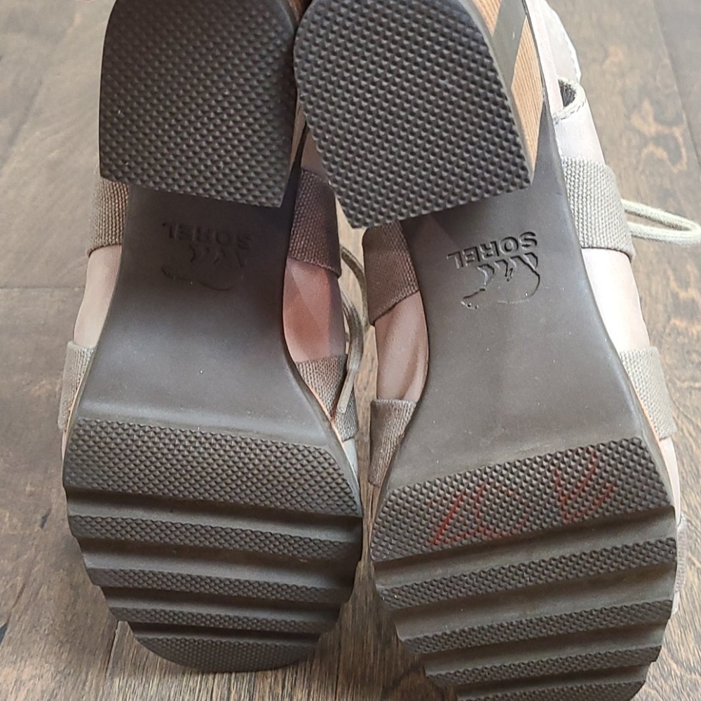 Sorel Addington Sandals Pebble-Silver Sage - Picture 12 of 14